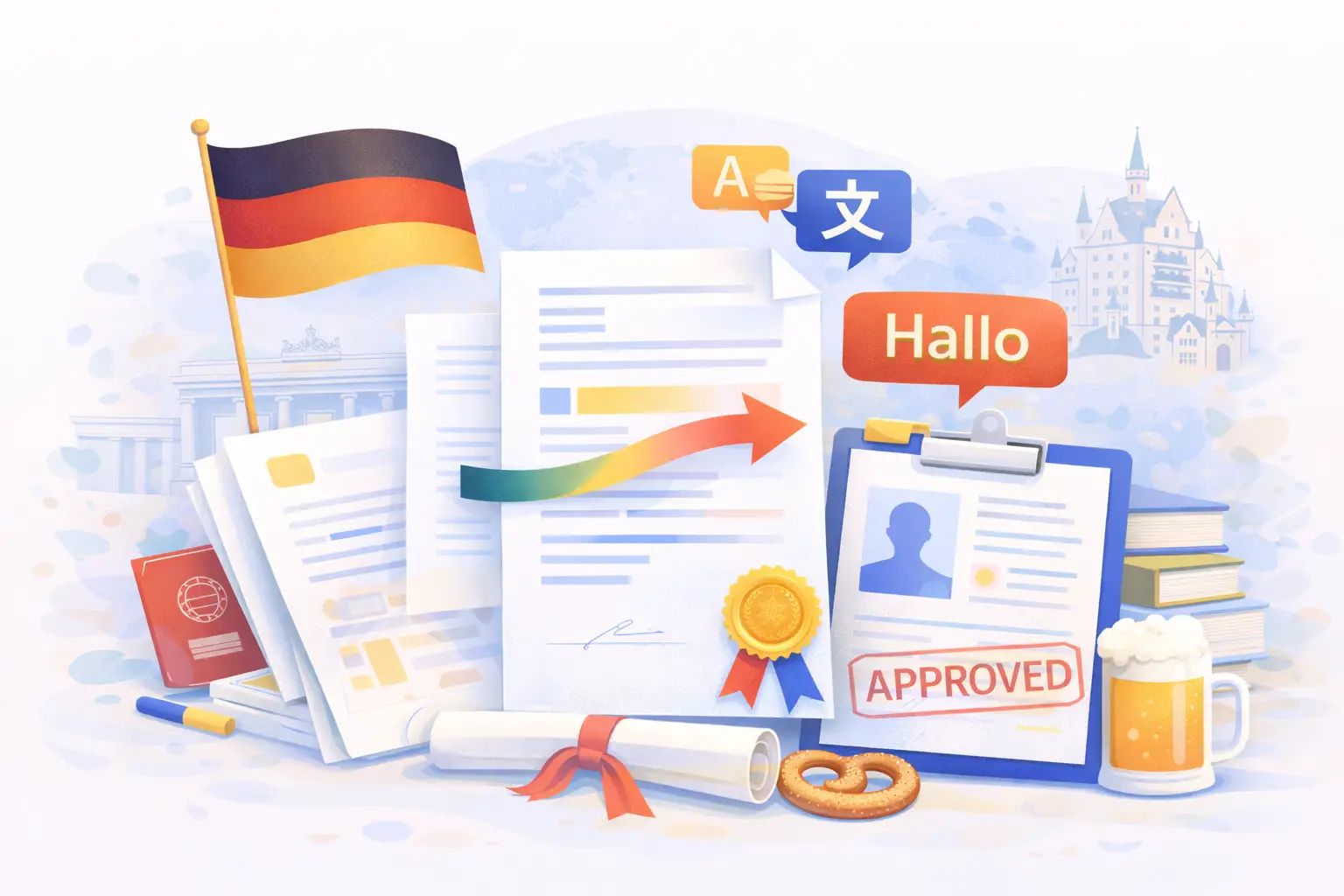 Servicios de Traducción Certificada de Alemán a Inglés